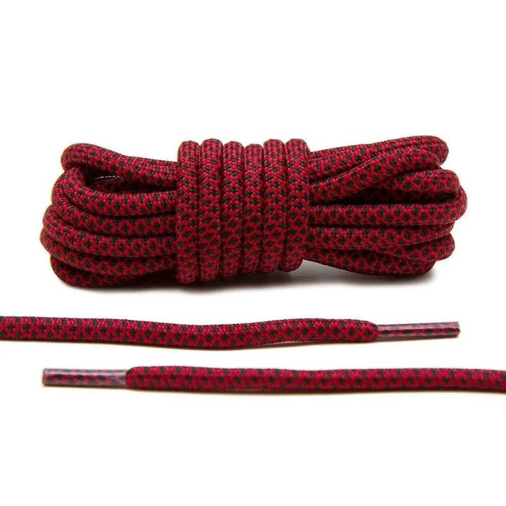 Black/Red Rope Laces - Lace Lab