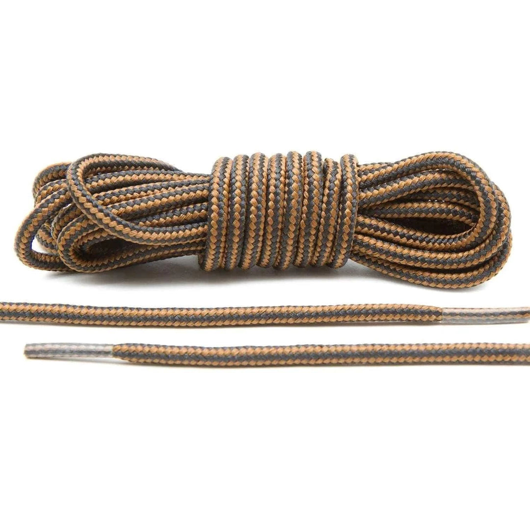 Black/Tan Boot Laces - Lace Lab