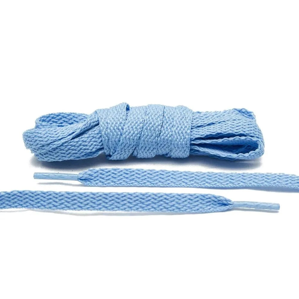 Carolina Blue Flat Shoe Laces - Lace Lab