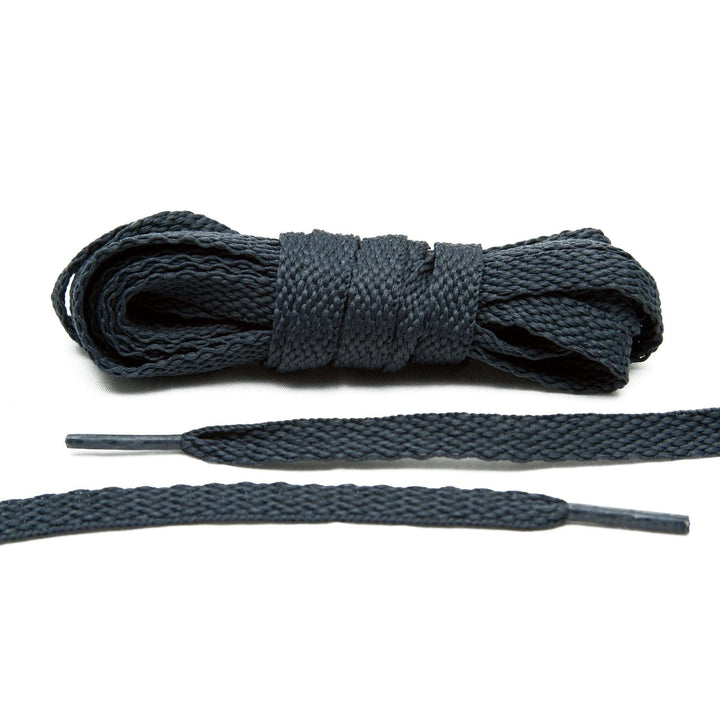 Charcoal Grey Flat Shoe Laces - Lace Lab