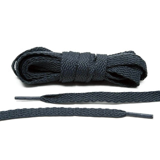 Charcoal Grey Flat Shoe Laces