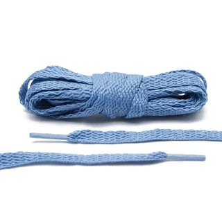 Columbia Blue Flat Shoe Laces
