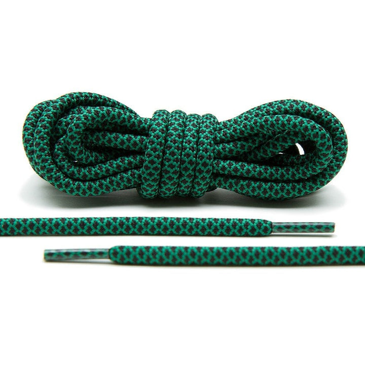 Green/Black Rope Laces - Lace Lab
