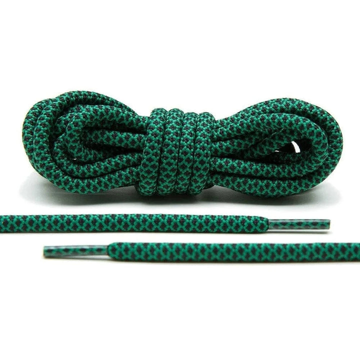 Green/Black Rope Laces - Lace Lab