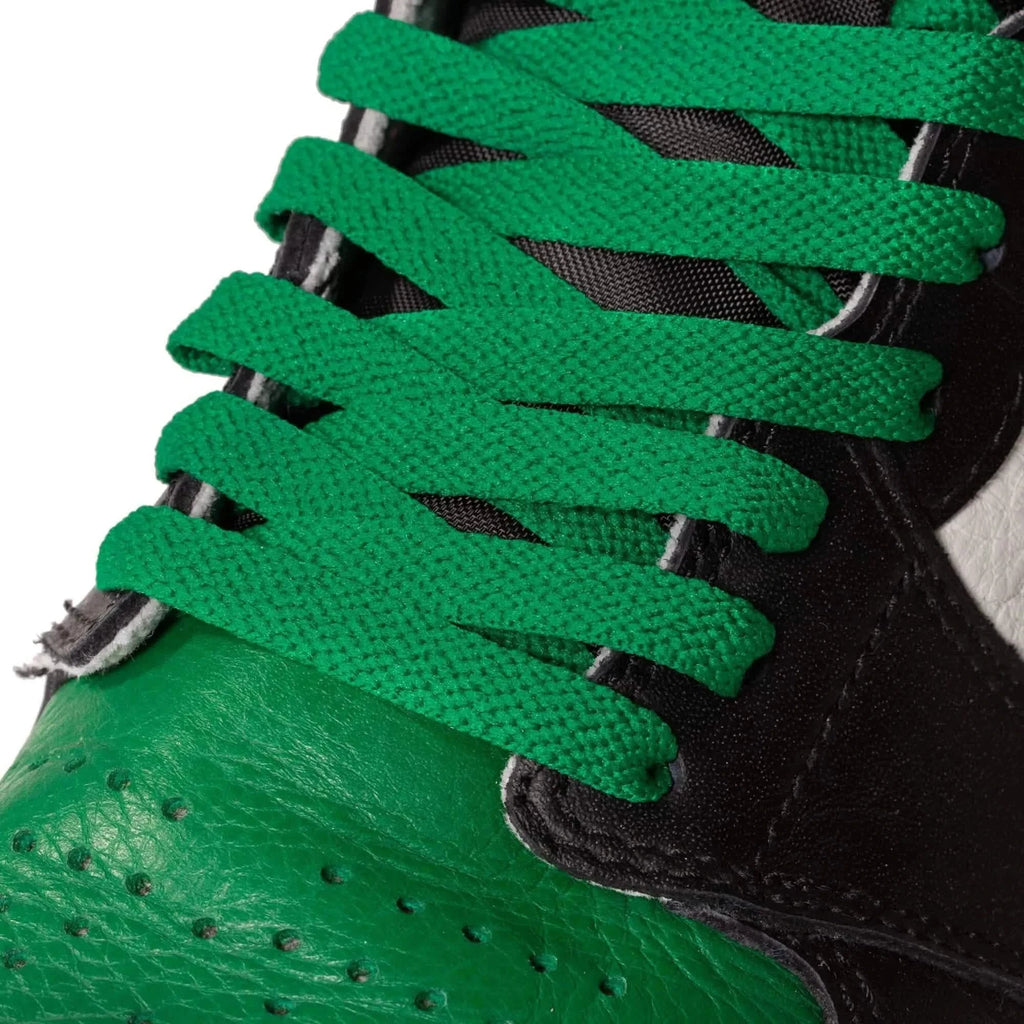 green dress shoe laces Bright Green Color Dress Shoe Lace, Shoe String Metal Tips main image 0