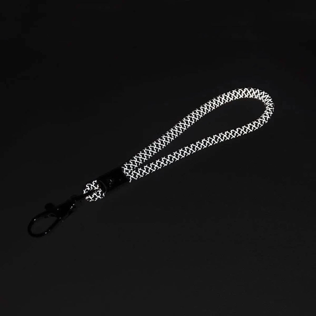 Lace Lab Keychain - White Reflective