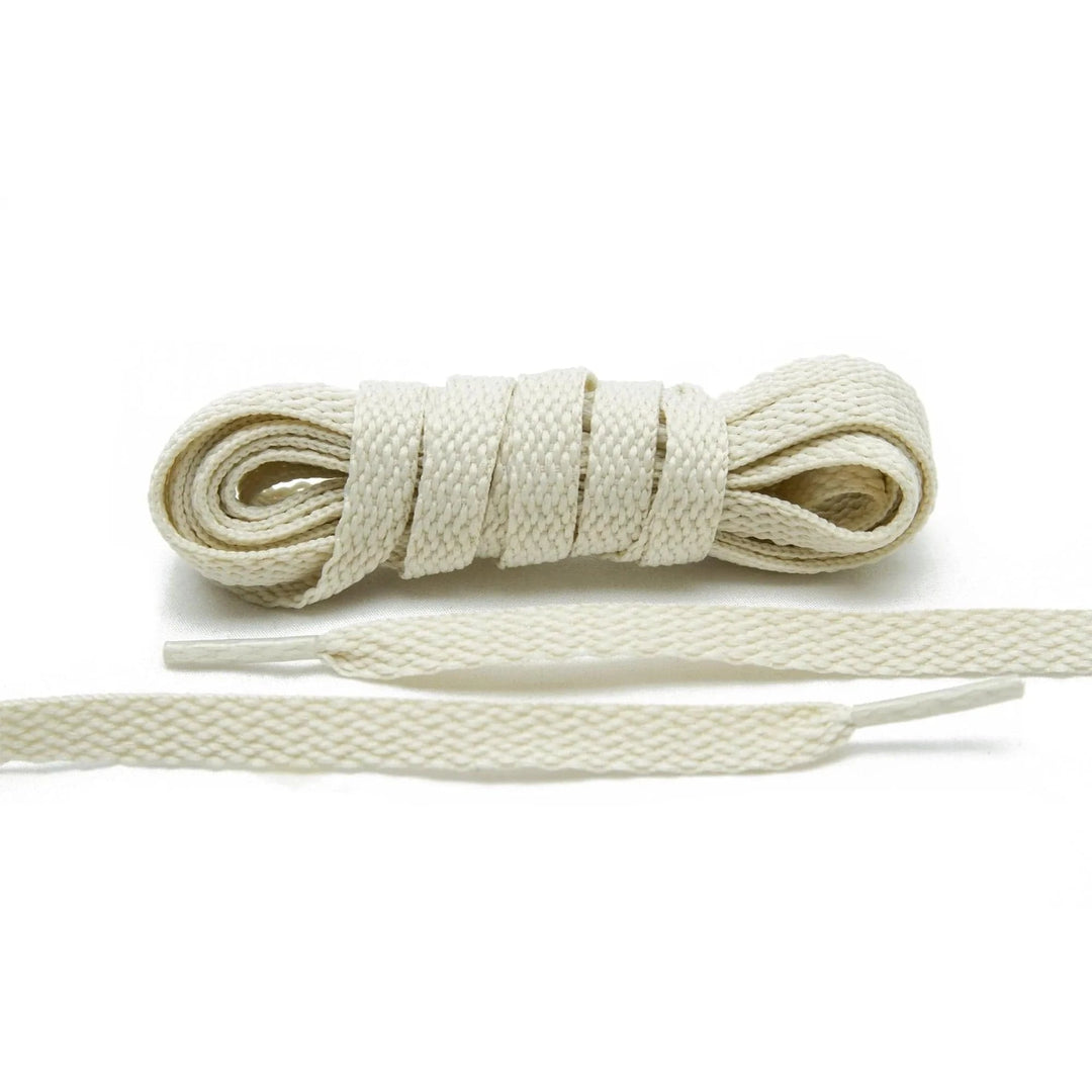 Light Beige Flat Shoe Laces - Lace Lab