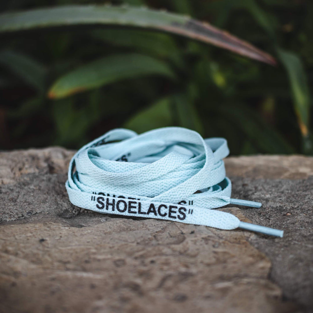 Light Blue Off - White Style "SHOELACES" - Lace Lab