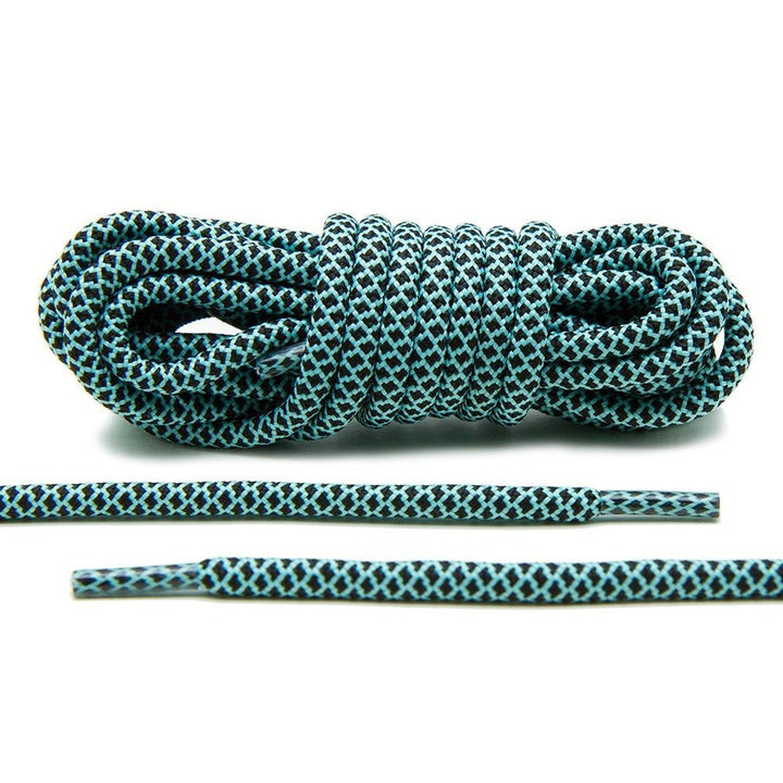 Mint/Black Rope Laces - Lace Lab