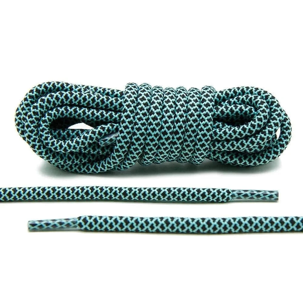 Mint/Black Rope Laces - Lace Lab