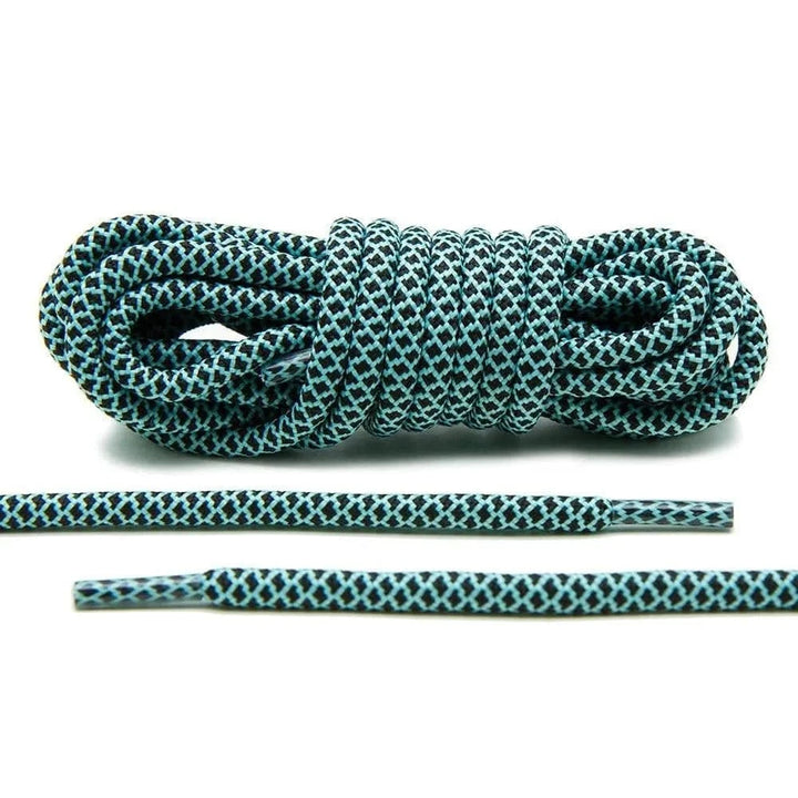Mint/Black Rope Laces - Lace Lab