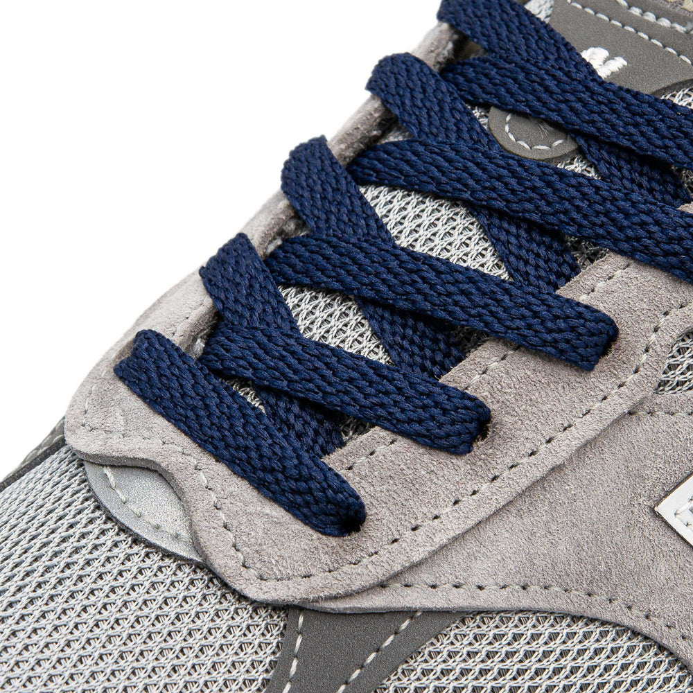 Navy Blue Flat Shoe Laces - Lace Lab