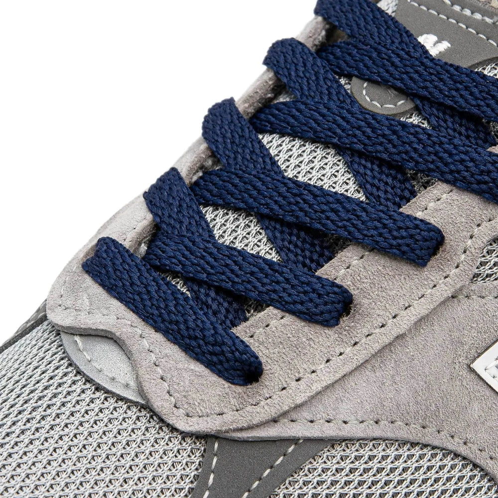 Navy Blue Flat Shoe Laces - Lace Lab