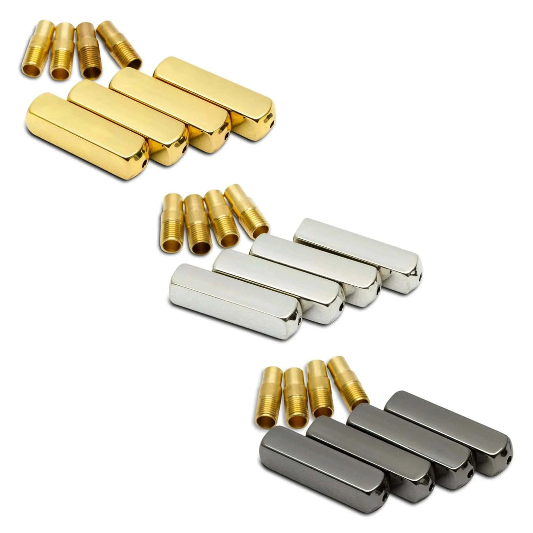 Plated Metal Aglets - Complete Set - Lace Lab