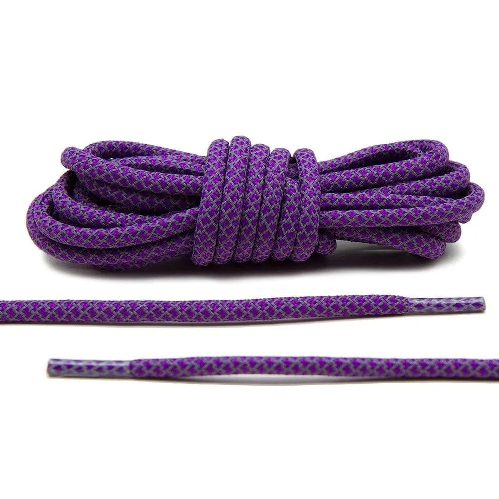 Purple 3M Reflective Rope Laces - Lace Lab