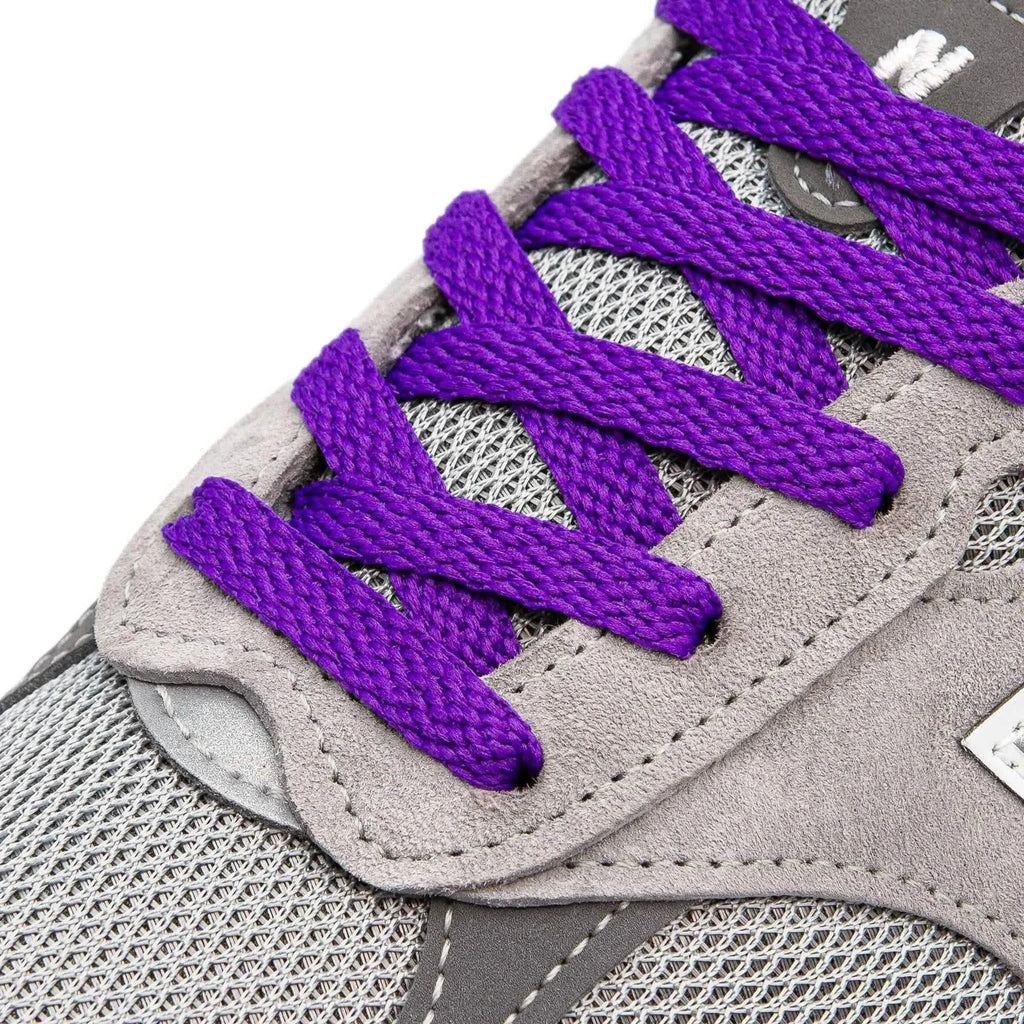 Purple Flat Shoe Laces