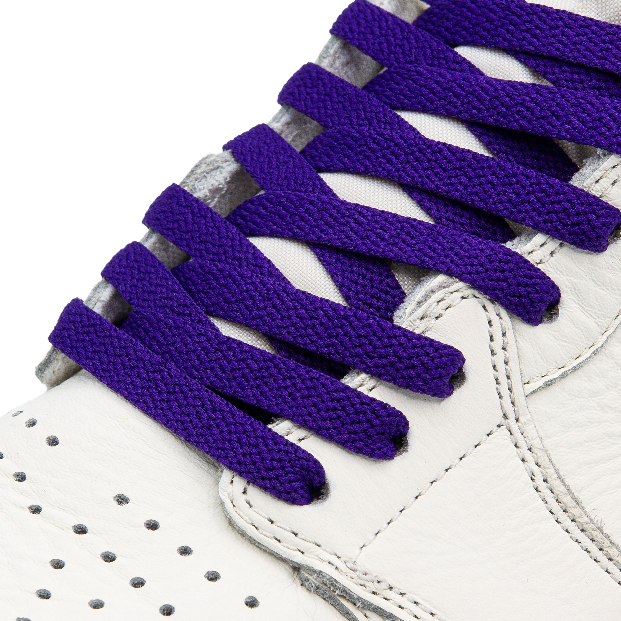 Purple untied shoe strings on sale