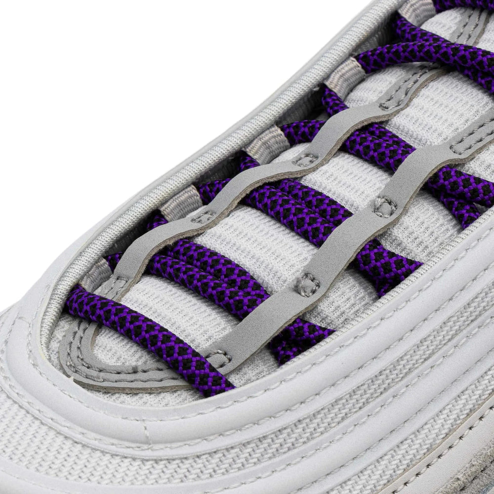 Purple/Black Rope Laces - Lace Lab