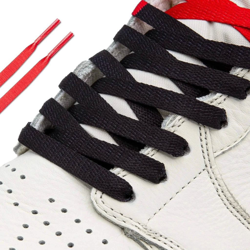 Red/Black Union Jordan 1 Replacement Shoelaces
