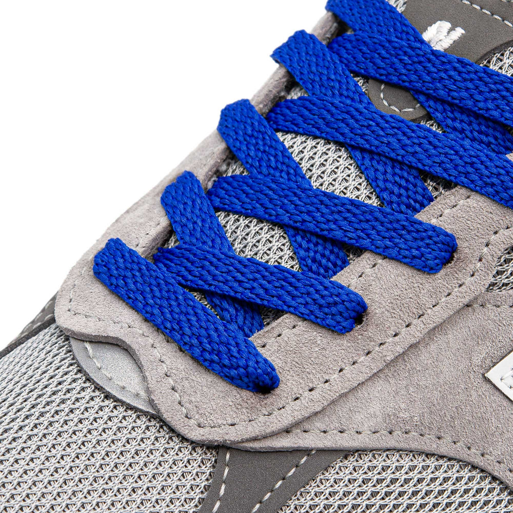 Royal Blue Flat Shoe Laces - Lace Lab