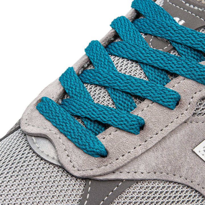 Teal Flat Shoe Laces - Lace Lab