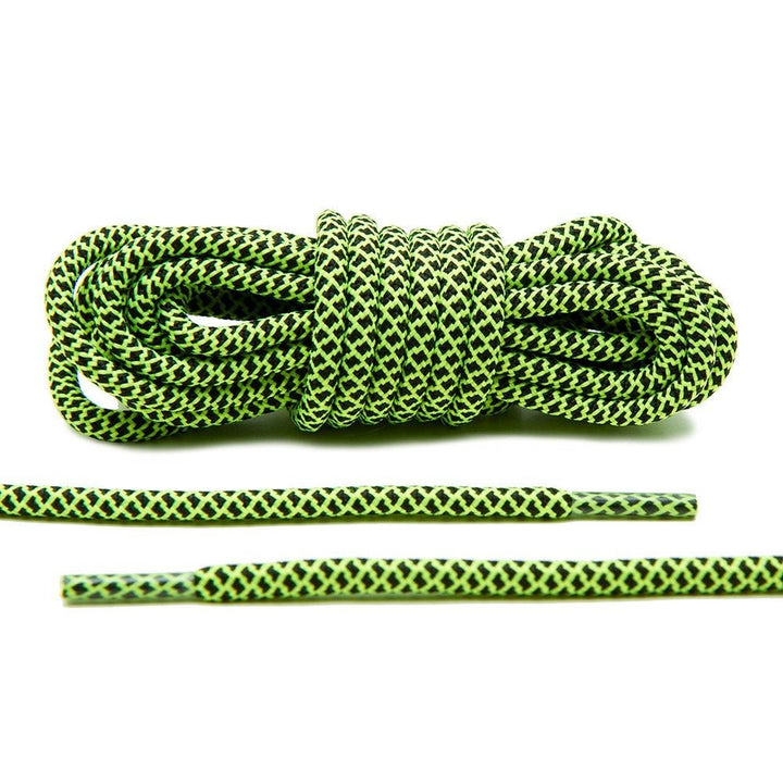 Volt/Black Rope Laces - Lace Lab