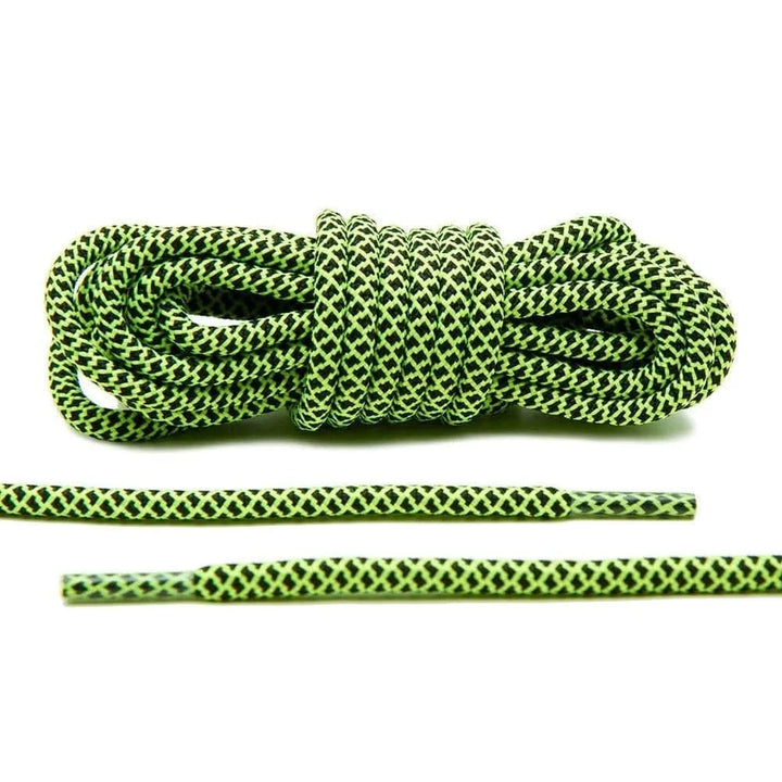 Volt/Black Rope Laces - Lace Lab