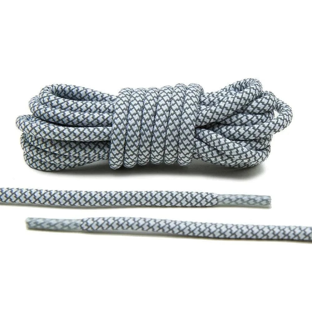 White 3M Reflective Rope Laces - Lace Lab