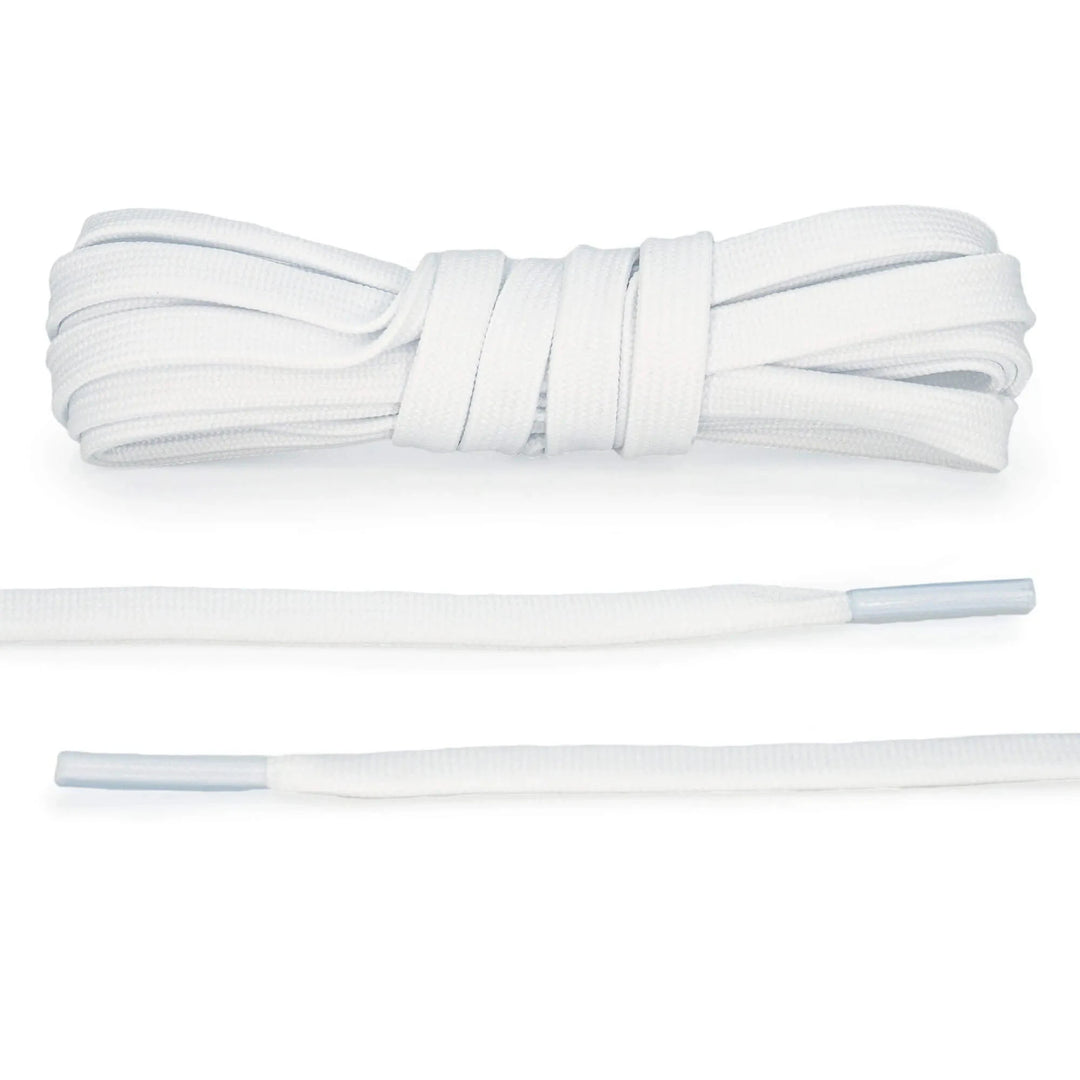 White Dunk Replacement Shoelaces - Lace Lab
