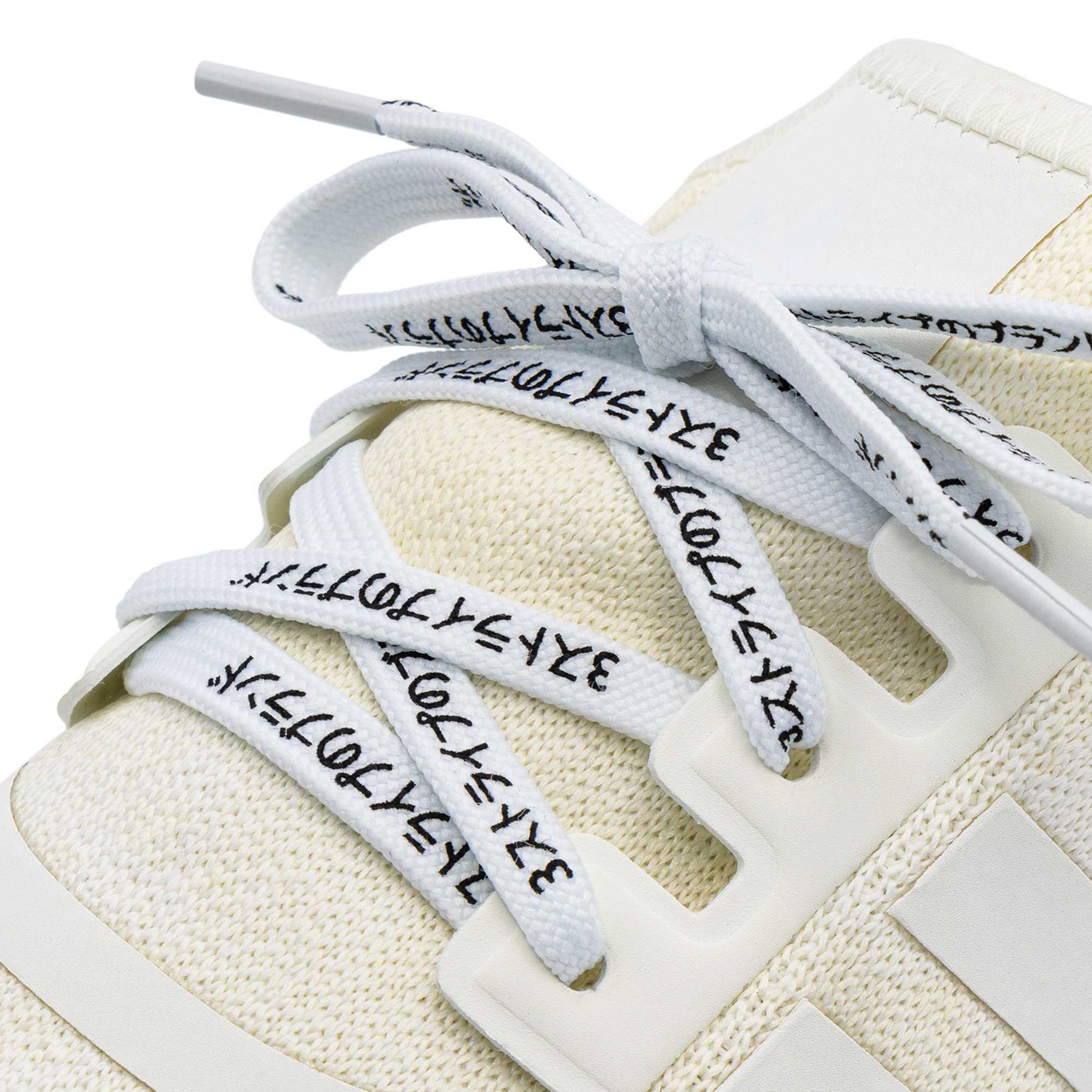 Black japanese katakana shoelaces 2025