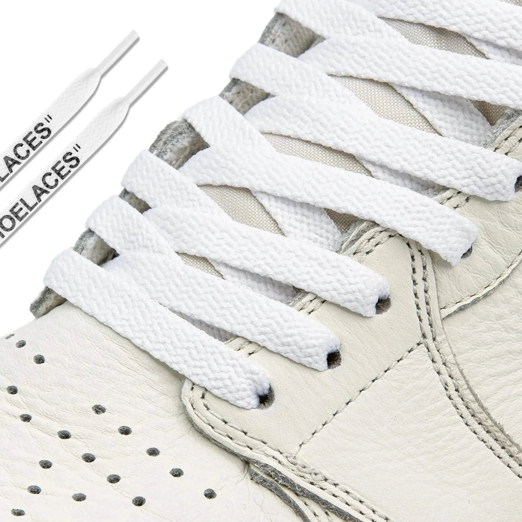 White Off-White Style "SHOELACES"