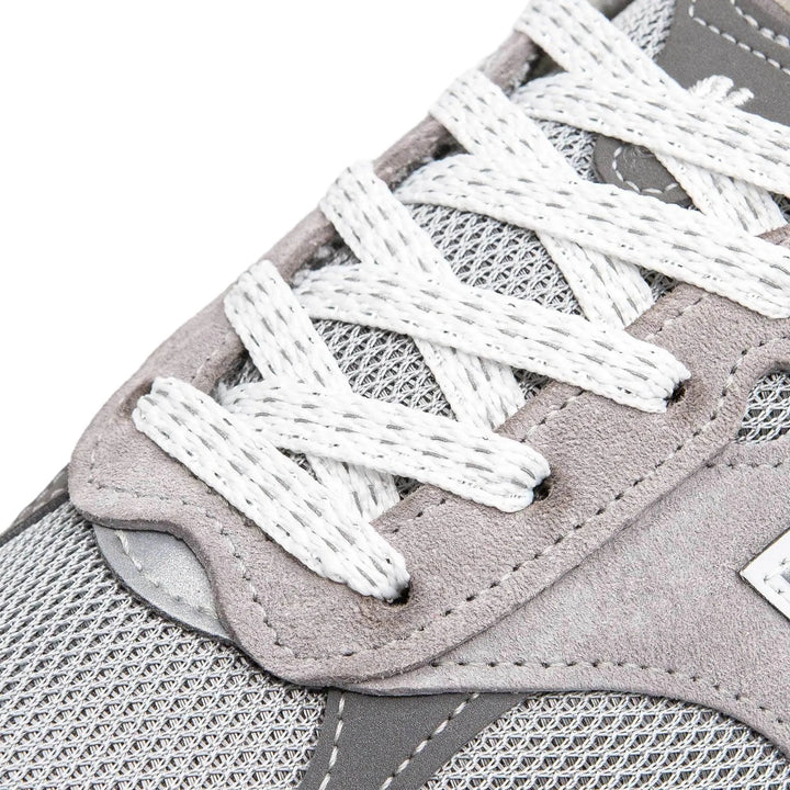 White Reflective Flat Laces - Lace Lab