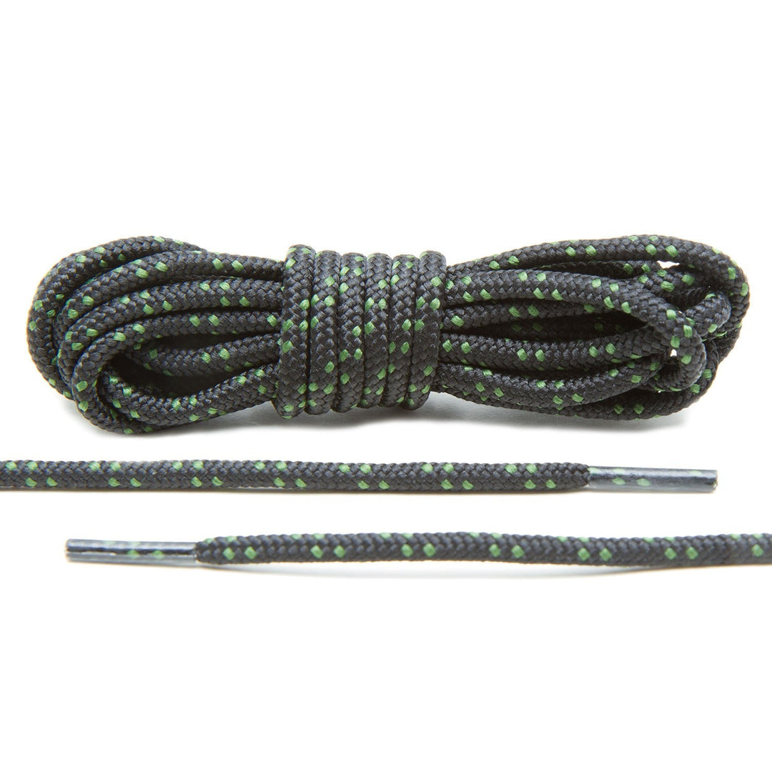 Black/Hunter Green Boot Laces
