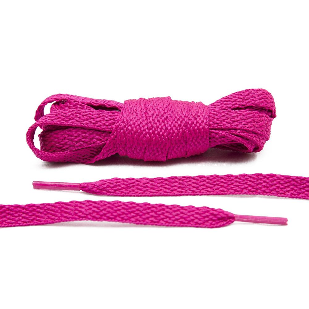 The perfect splash of color for your canvas sneakers, Lace Lab's Fuchsia Shoe Laces are a must.