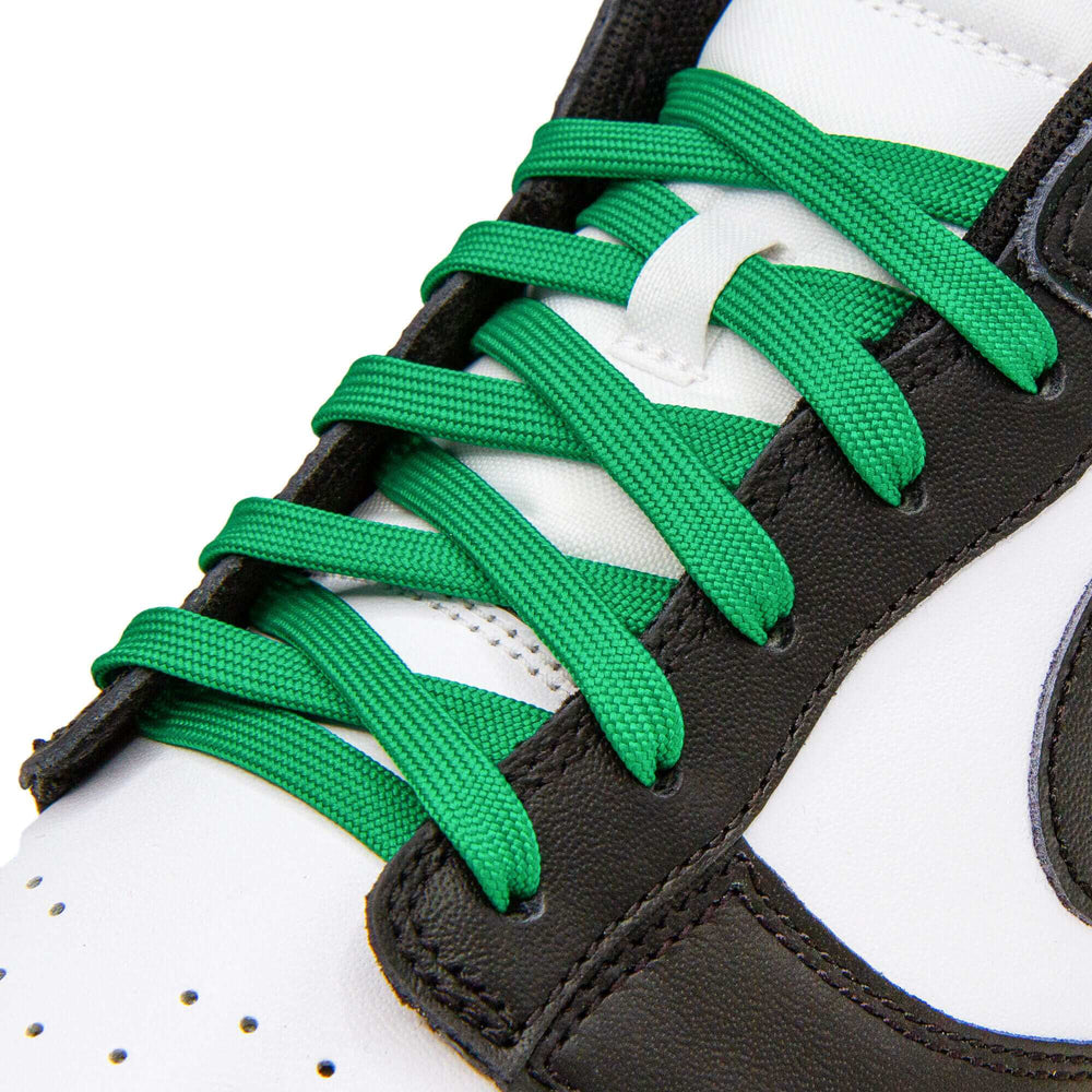 Kelly Green Nike Dunk Replacement Laces by Lace Lab