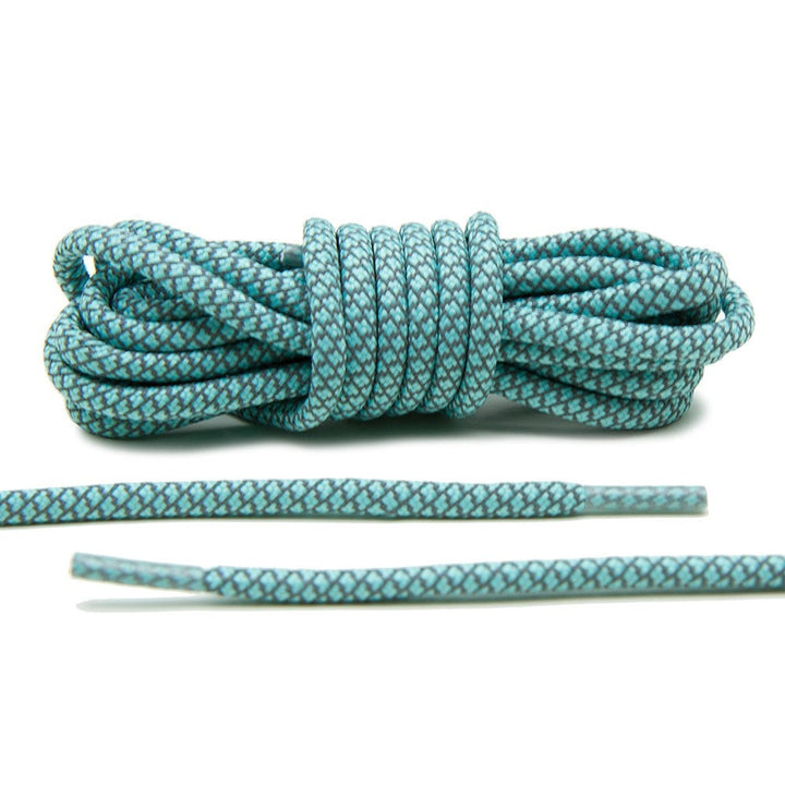 Bring your Tiffany's to life with Lace Lab's Mint 3M Reflective Rope Laces.