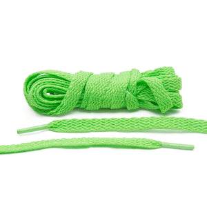 Add some pop to your collection with Lace Lab's Neon Green Shoe Laces.