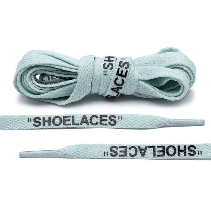Off-White Replacement Shoe Laces - Light Blue - By Lace Lab