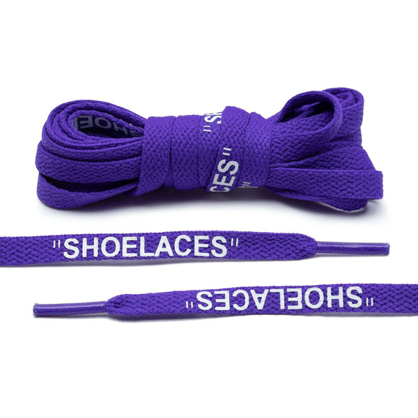 Off-White Replacement Shoe Laces - Purple - By Lace Lab