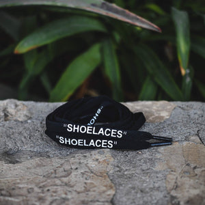 Off-White Replacement Shoe Laces - Black - By Lace Lab - $4.99