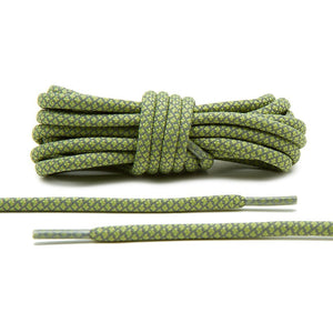 Olive 3M Reflective Rope Laces