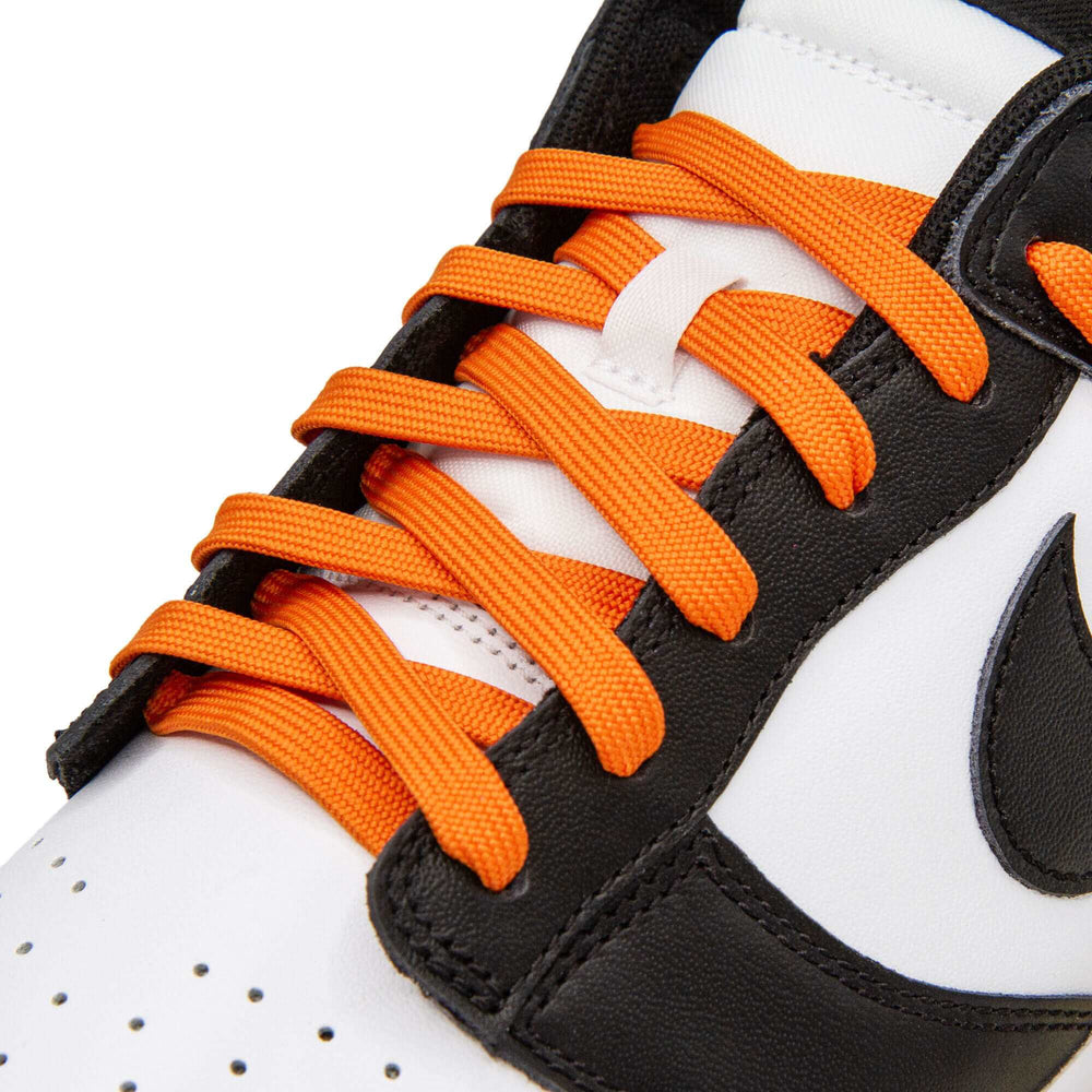 Orange Nike Dunk Replacement Laces by Lace Lab