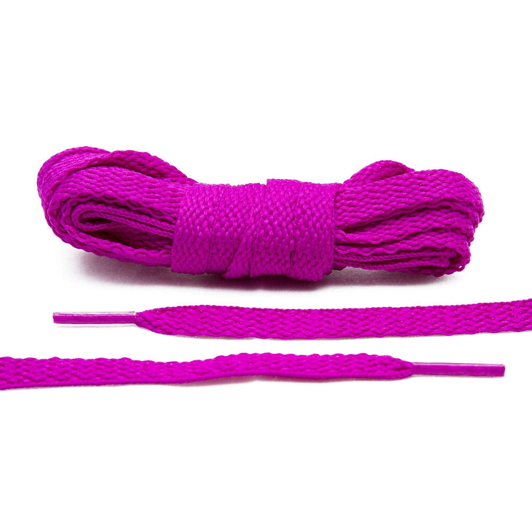 Add some brightness to your sneaker collections with the Lace Lab Paradise Purple Shoe Laces.