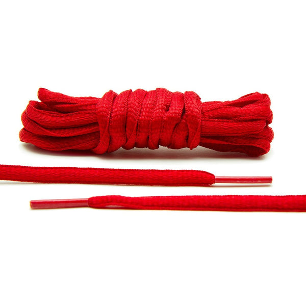Red - Thin Oval Laces