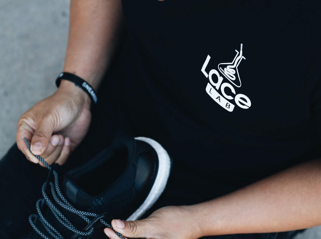 Lace Lab T-Shirt. Rep the brand that carries the best shoe laces for your sneakers!